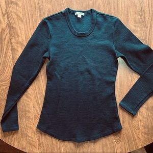 James Perse black womens shirt size 2